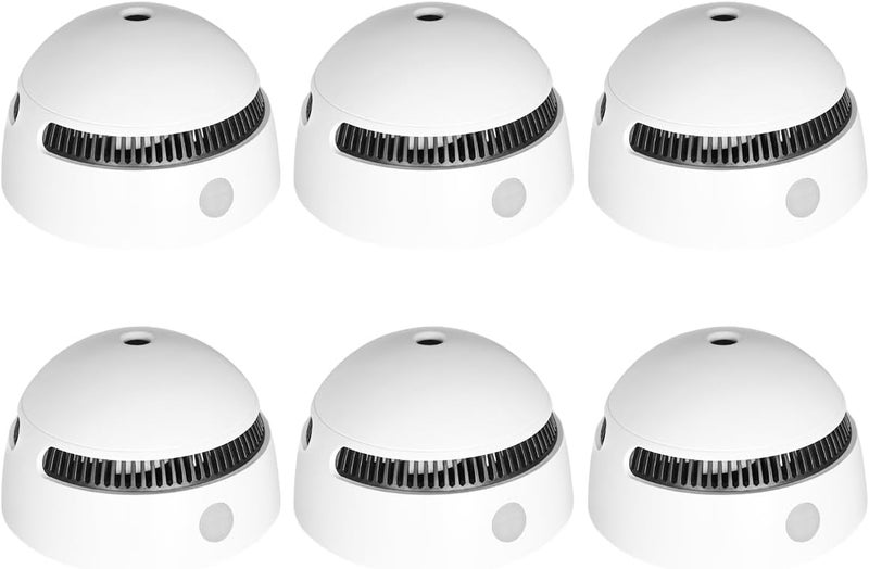 EUREKA SHIELD 10-Year Battery Smoke Detector for Home, 85dB Fire Alarm, Military-Grade Photoelectric Sensor Reduces 70% False Alarms | CE/UL Globally Certified | Easy Install (Adhesive/Screws) (6) - Image 1