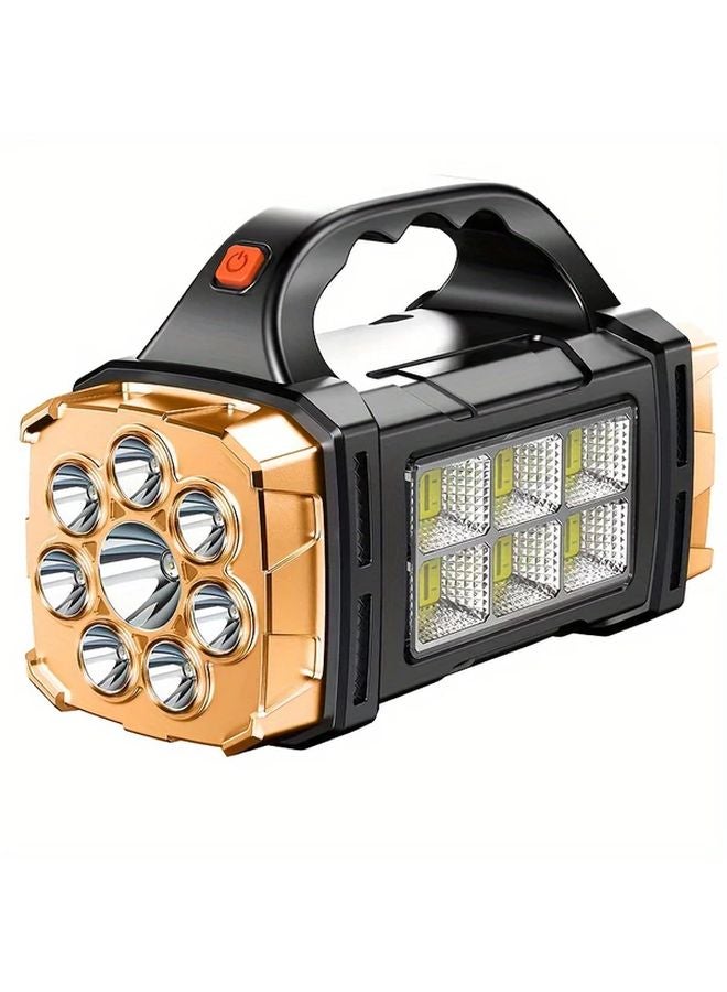 AB28 Ultra Bright Rechargeable LED Flashlight Portable USB Handlamp COB Work Light - Image 1