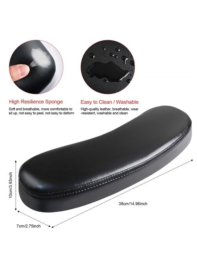TOROKOM Nail Arm Rest Cushion Hand Pillow Pad, Nail Hand Holder Wrist Arm Rest Leather Pillows Manicure Tool for Nails Art Salon and Home DIY And for Nail Technician Use (Black) - Image 1