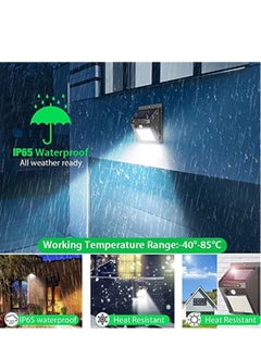 ELTRAZONE Solar Wall Lights Outdoor, iToncs Waterproof Super Bright Solar Motion Sensor Security Lights Wireless Solar Powered Light for Garden  - Image 4