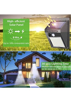 ELTRAZONE Solar Wall Lights Outdoor, iToncs Waterproof Super Bright Solar Motion Sensor Security Lights Wireless Solar Powered Light for Garden  - Image 3