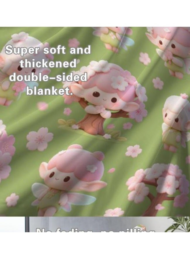 عام بطانية رقيقة من الفانيلا (حرارة ومريحة، ومناسبة للنوم واستخدام اللعبة والغبار والرمل) 150 سم * 200 سم - 454 - Image 5