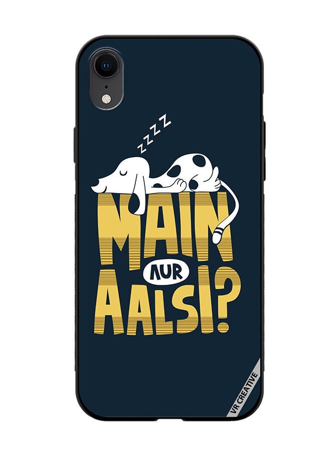 VR CREATIVE Protective Case Cover For Apple iPhone XR Mai Aur Alsi Design Multicolour - Image 1
