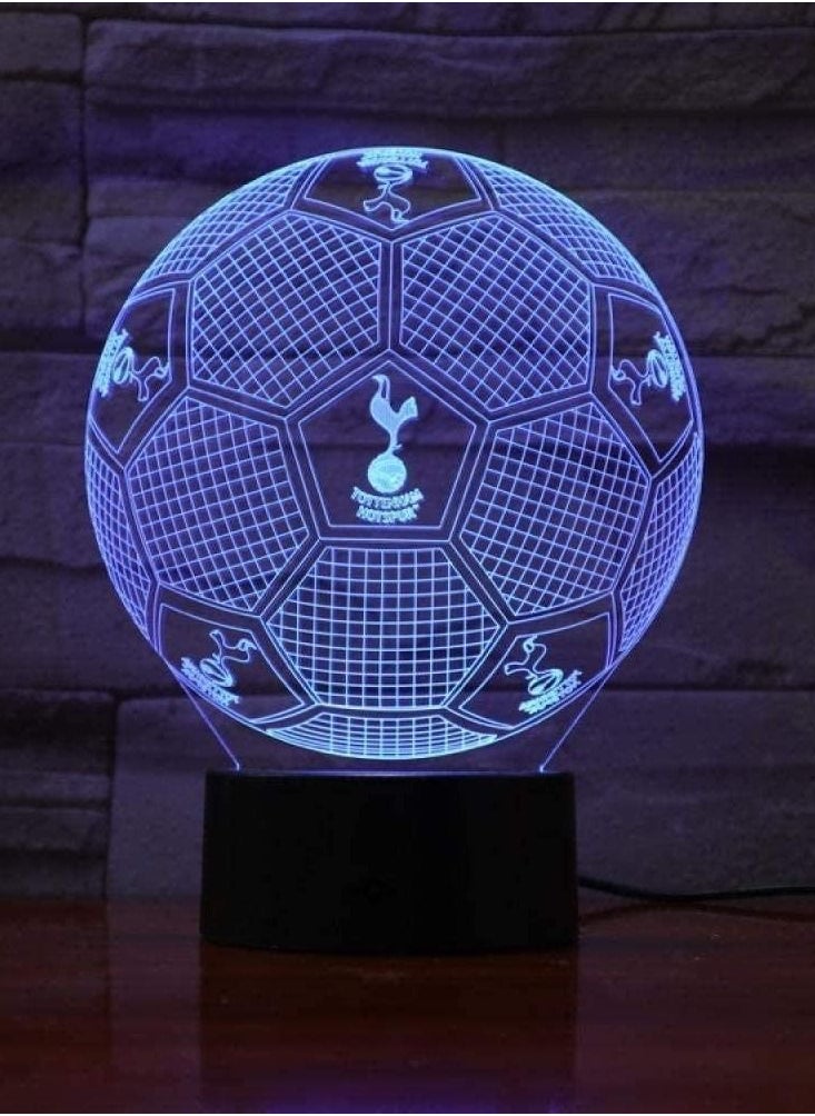 3D Night Light Tottenham Football Illusion Table Lamp Led 7 Color Touch Remote Control Color Mood Lamp Usb Home Bedroom Bedside Lamp - pzsku/ZF50B46D7B8B52B71CBB0Z/45/_/1656837128/027ebcbd-b7fb-40b8-a34c-8f8e0fb9cc8e