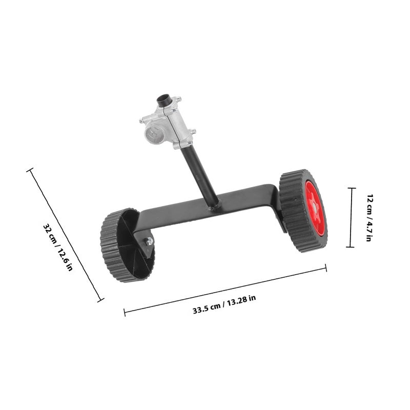 Lawn Mower Replacement Wheel 26mm Rubber Caster For Electric Gas Push Mowers - Image 3