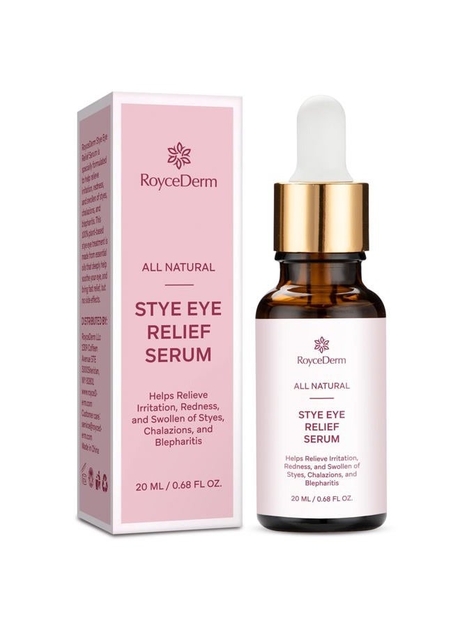 Roycederm Stye Eye Treatment Serum: Natural Stye Remover for Styes Chalazion and Blepharitis - Safe & Fast Relief - Image 1