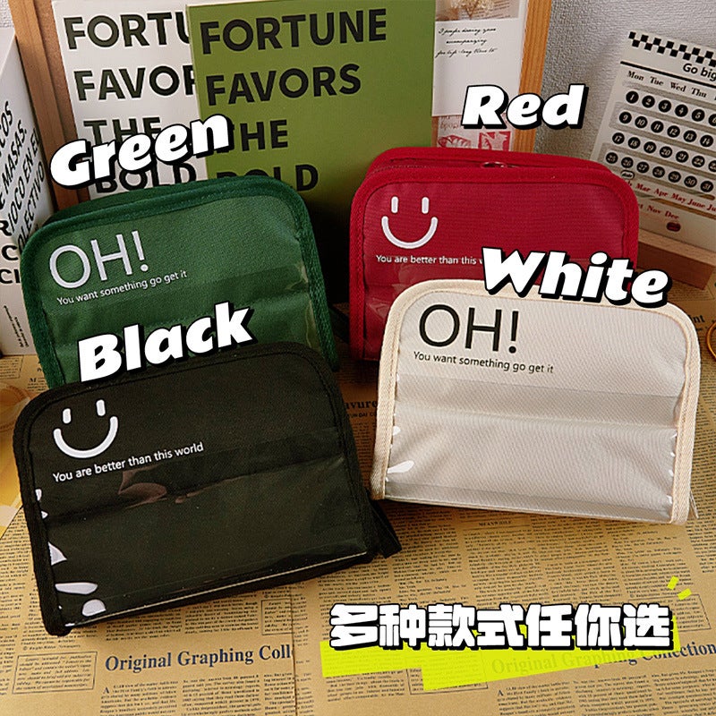 Stand-Up Large-Capacity Pencil Case, Waterproof Canvas Pencil Case, Trendy Large-Opening Stationery Bag, Popular Style - Image 3