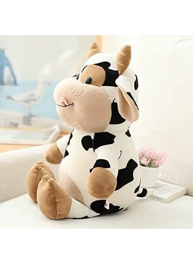 Queens cow plush toy,16 inch stuffed animal throw plushie pillow doll,soft fluffy friend hugging cushion-present for EID - Image 2