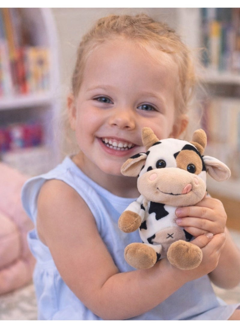 Queens cow plush toy,16 inch stuffed animal throw plushie pillow doll,soft fluffy friend hugging cushion-present for EID - Image 3