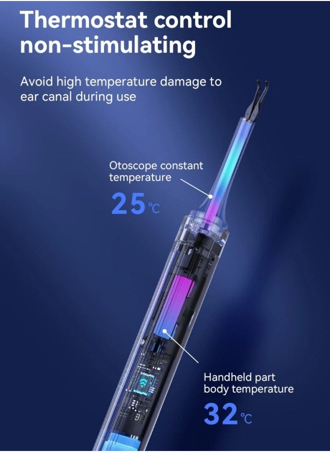 Ru syanl - 4 in 1 Visual Ear Wax Removal Tool Smart Ear Cleaner With Tweezer and Camera for IOS and Android - Image 1
