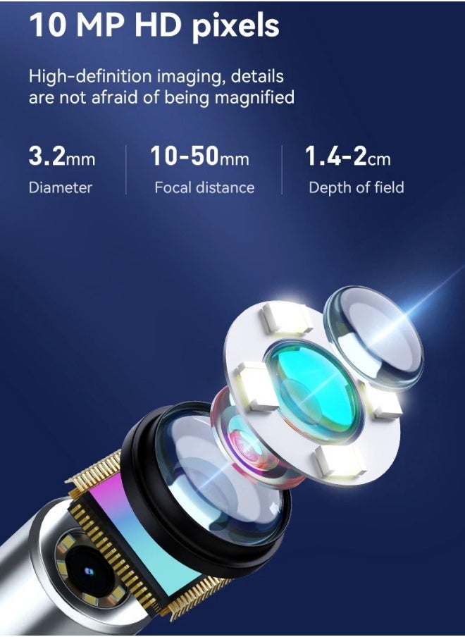 Ru syanl - 4 in 1 Visual Ear Wax Removal Tool Smart Ear Cleaner With Tweezer and Camera for IOS and Android - Image 1