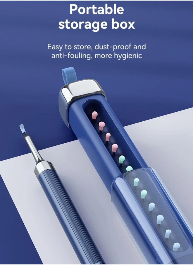 Ru syanl - 4 in 1 Visual Ear Wax Removal Tool Smart Ear Cleaner With Tweezer and Camera for IOS and Android - Image 1