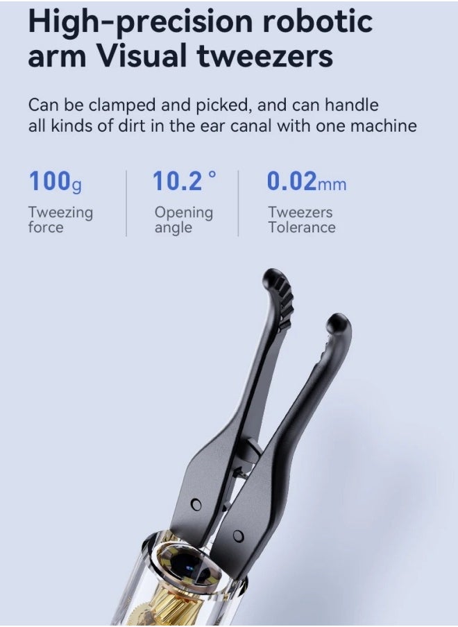 Ru syanl - 4 in 1 Visual Ear Wax Removal Tool Smart Ear Cleaner With Tweezer and Camera for IOS and Android - Image 1