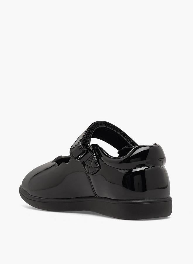 JUNIORS Girls Hook & Loop School Shoes - Image 5