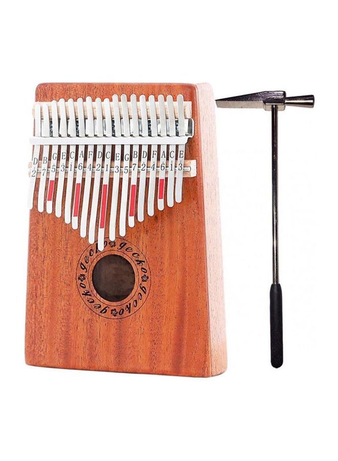 NIBEMINENT 17-Key Kalimba With Mahogany Portable Thumb Piano - Image 1