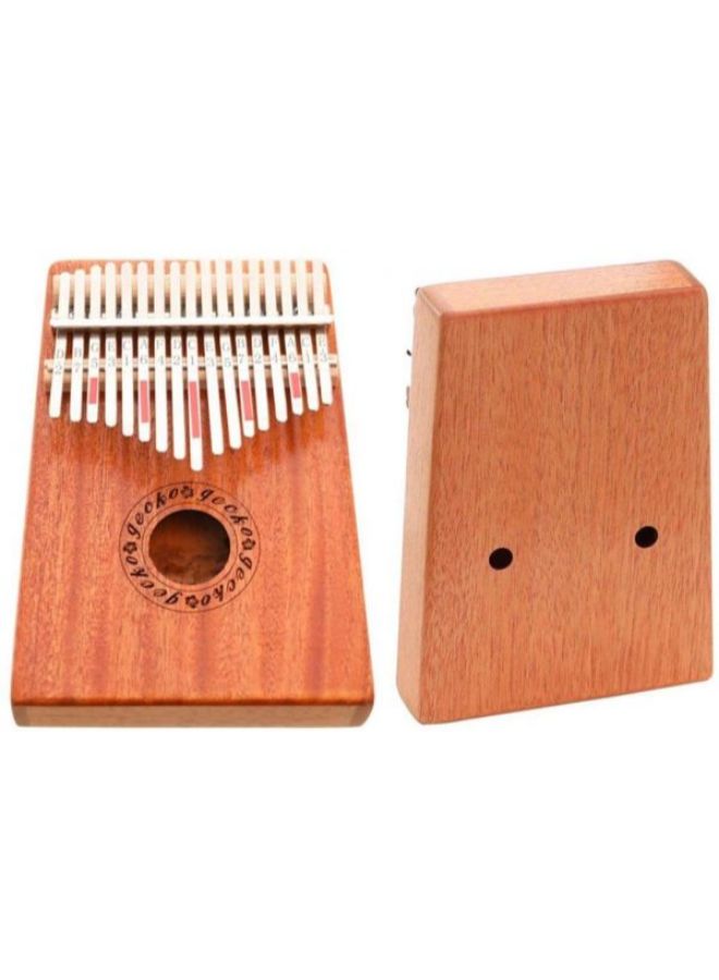 NIBEMINENT 17-Key Kalimba With Mahogany Portable Thumb Piano - Image 2