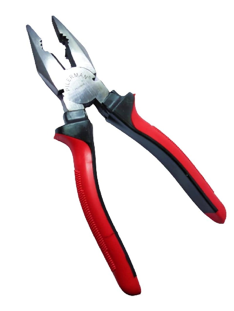 PILERMAN Sturdy Steel Combination Plier 8-inch for Home & Professional Use and Electrical Work (PM-R/B) - Image 4