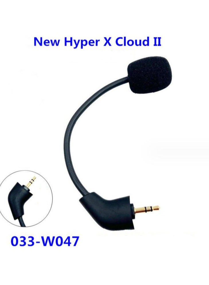 Replacement Game Mic TNE Microphone Boom for 2nd Version Wired Kingston HyperX Cloud 2 II Cloud Core Cloud Pro CloudX PS4 Xbox One Nintendo Switch Computer PC Gaming 