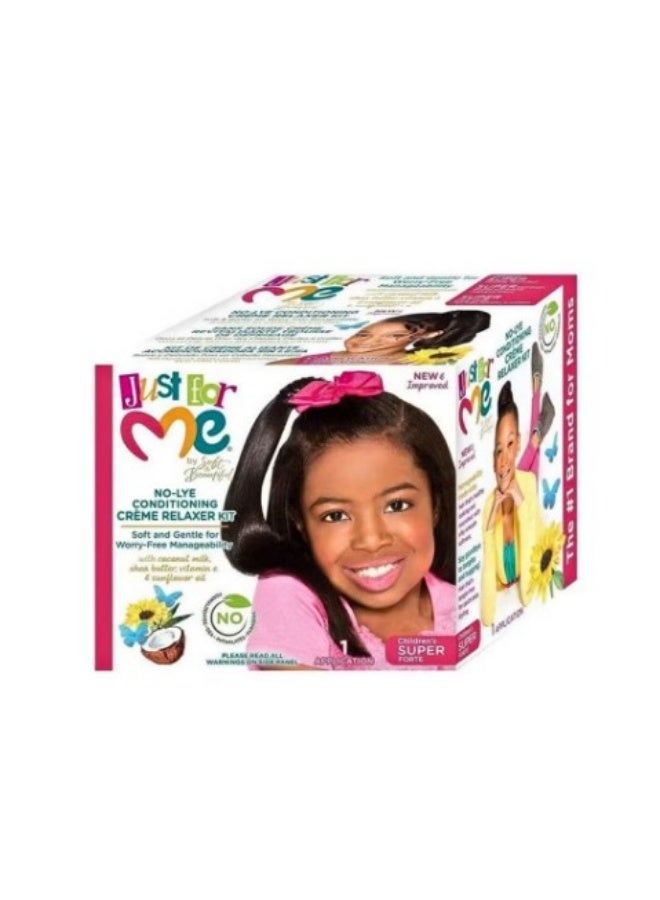 Just for Me No-Lye Conditioning Cream Relaxer Kit