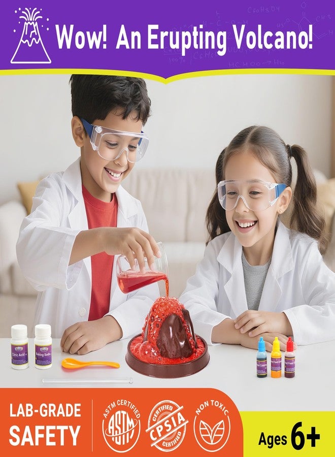 BenBen Science Kits for Kids Age 5-7, 60 Experiments STEM Educational Toy, Starter Science Kit with Volcano Eruption and Dinosaur Egg Digging, Easy Chemistry Set, Birthday Gift Boys Girls - Image 2