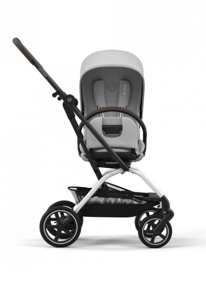 cybex - Eezy S Twist +2 V2 Baby Stroller With 360¬∞ Rotating Seat For Infants 6 Months And Up - Compatible With Car Seats, Fog Grey - Image 1