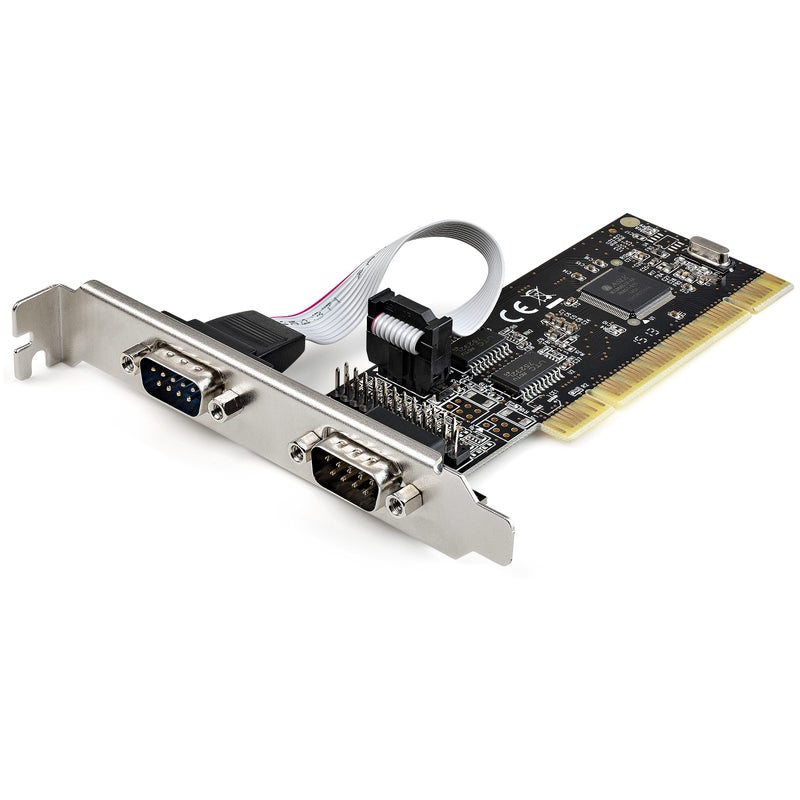 Startech.com StarTechcom PCI Serial Parallel Combo Card with Dual Serial RS232 Ports DB9 1x Parallel LPT Port DB25 PCI Combo Adapter Card PCI Expansion Card Controller PCI to Printer Card PCI2S1P2 - Image 2