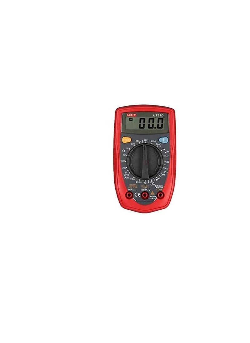 UNI-T Digital Multimeter Palm Size (Resistance 200M and Square Output) UT 33D Uni-T  - Image 2