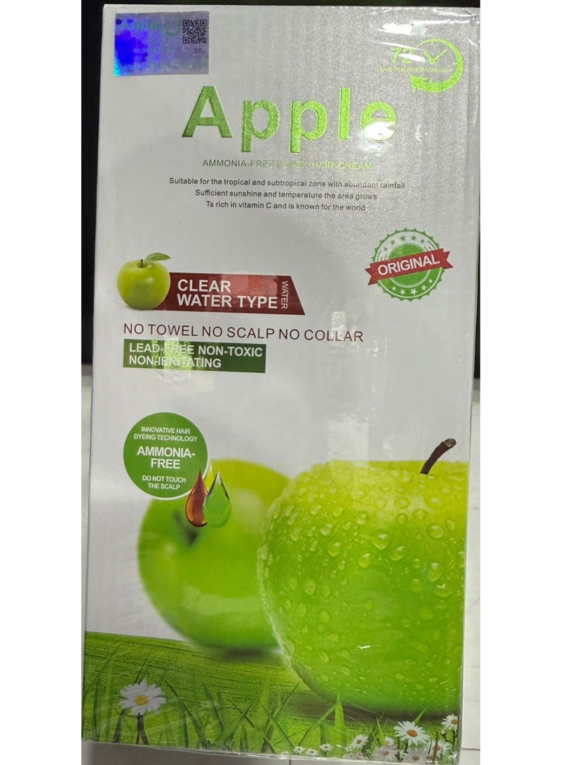 Apple Fruit Black Hair Cream Natural Black Hair Dye - 500ml+500ml - Image 2