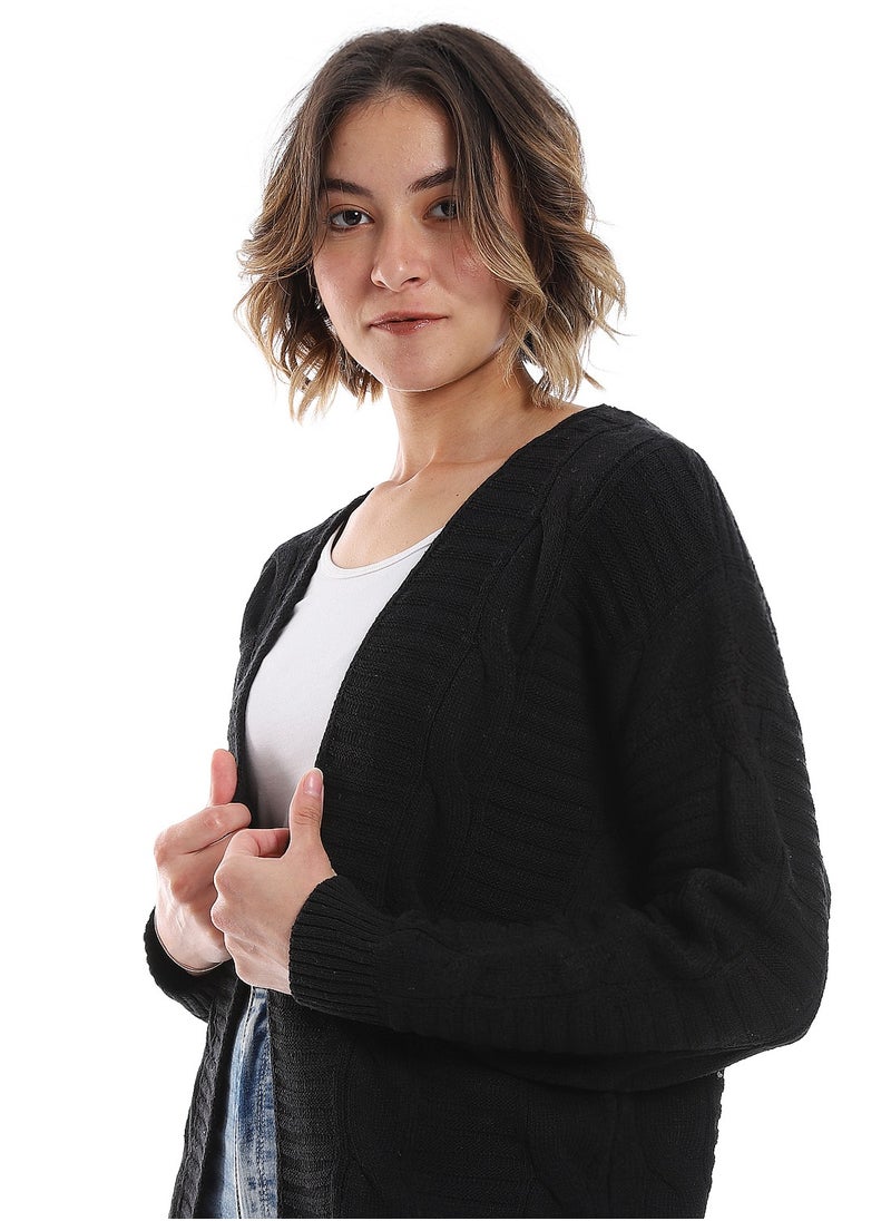 Caesar - Womens Wool Open Cardigan - Image 1
