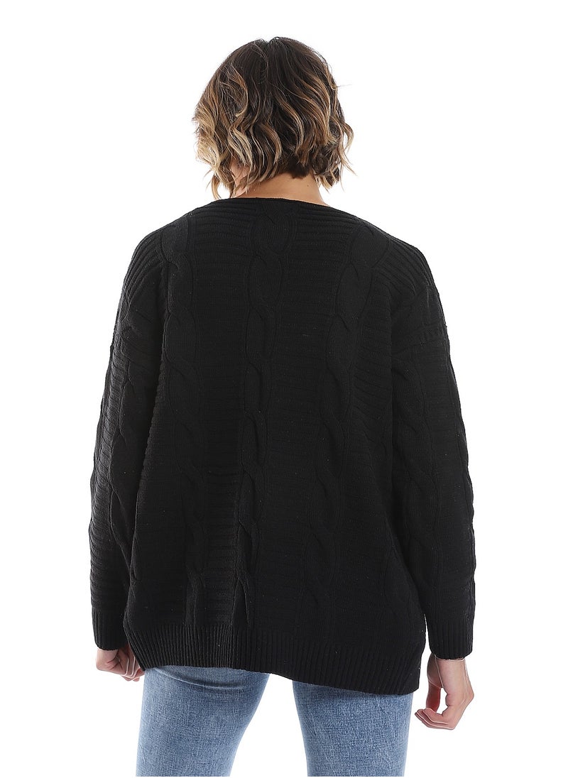 Caesar - Womens Wool Open Cardigan - Image 1