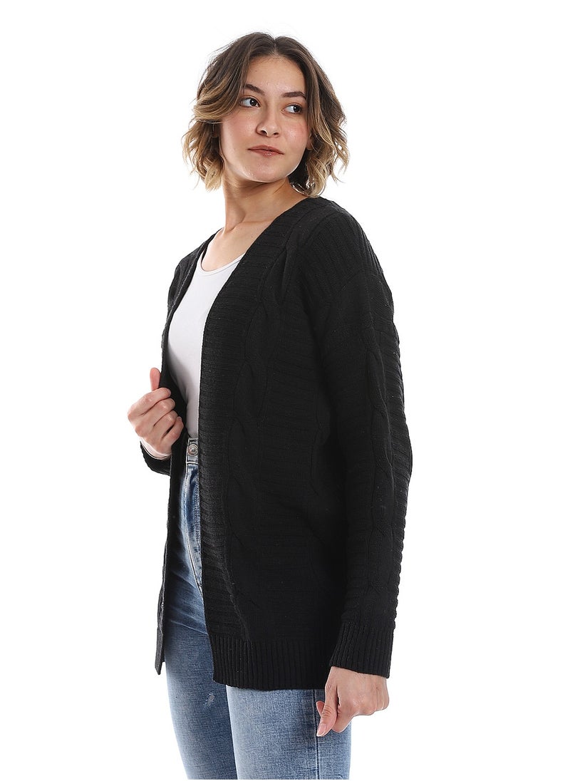 Caesar - Womens Wool Open Cardigan - Image 1
