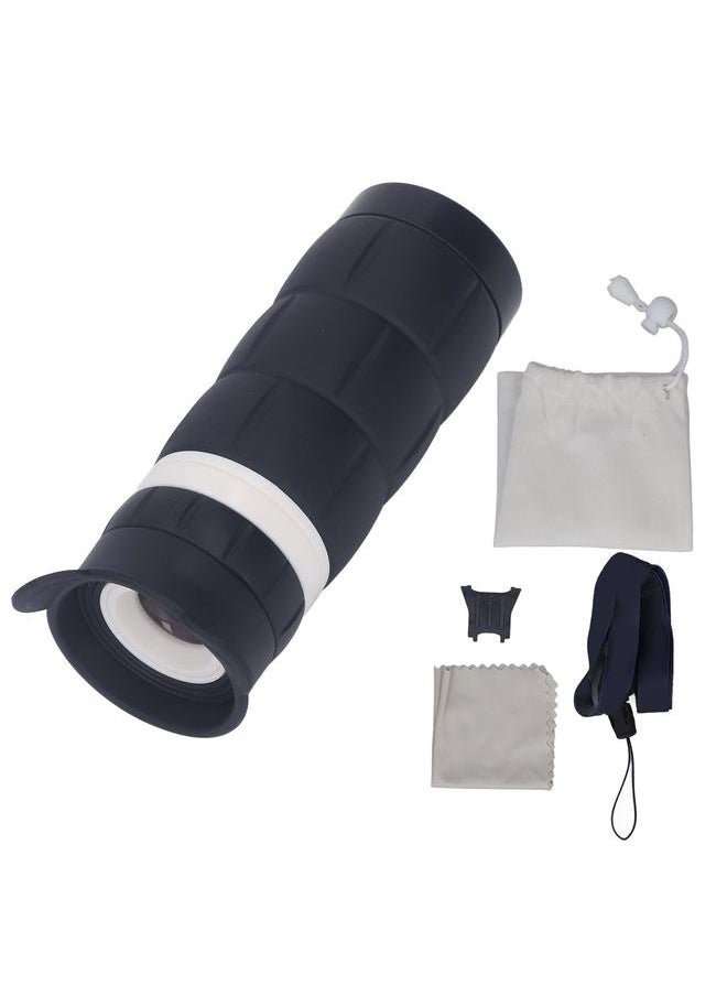 Thoraya Kids Monocular Telescope High Magnification HD Low Light Lens Eye Protection Telescope Toy for Boys Girls Black  - Image 1