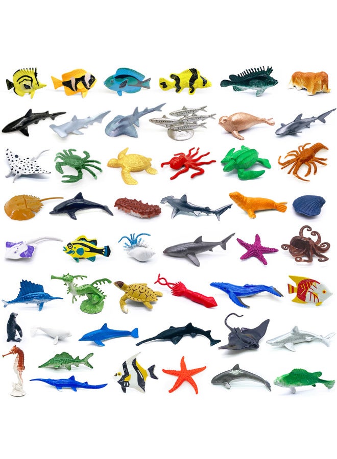 56 2-3-inch Solid Simulation Plastic Ocean Model 3-7cm Mini Marine Octopus Crab Toy-Color:Ocean Optional Set Of A- F  Single Price - Image 2