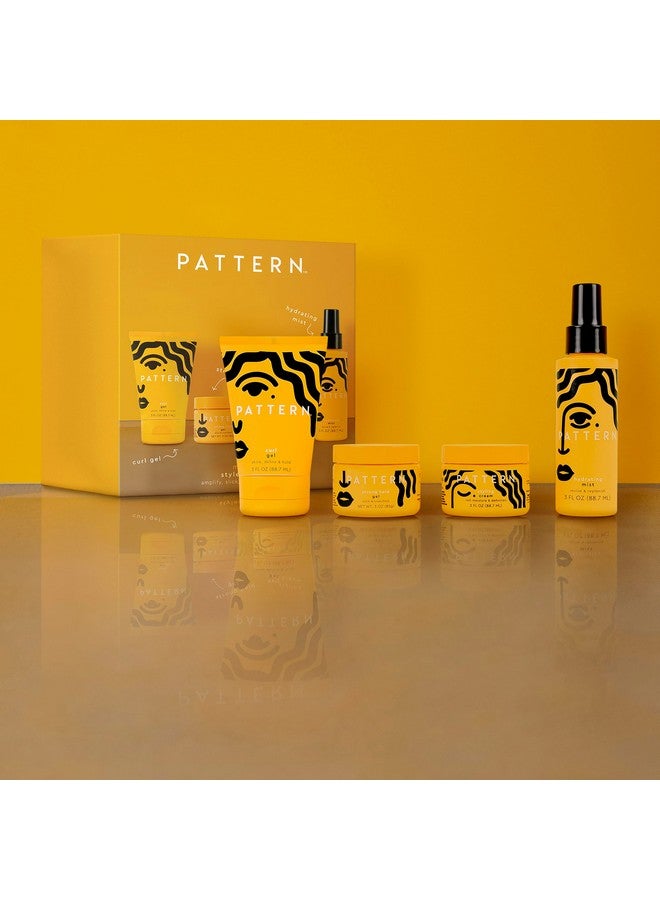 باترن مجموعة بيوتي ميني ستايلرز للشعر المجعد والمتماسك تتضمن كريم تصفيف جل مرطب وجل تثبيت قوي - Image 3