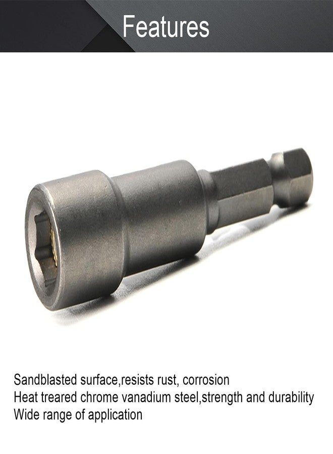 اتول مارت مثقاب تثبيت صواميل مغناطيسي سريع التغيير من يو تول مارت، مقاس 1/4 بوصة، ساق سداسية، 15 مم، طول 65 مم، متري، قطعتان - Image 4