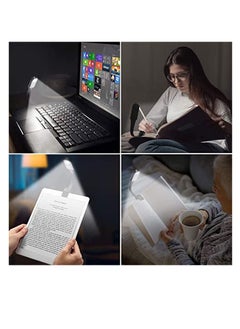 Excefore Book Light, USB Rechargeable 3 Modes Stepless Dimming Flexible Clip Light for Reading at Night with Magnet Portable Eye Protection Reading Light for Camping Travel Train Book Laptop Tablet  - Image 2