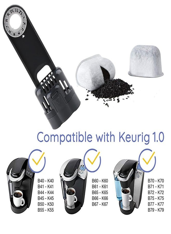 Veterger 2-pack Replacement Charcoal Water filter Cartridges with Starter Kit Combo , Compatible with Keurig 1.0 Classic Brewers - Image 2