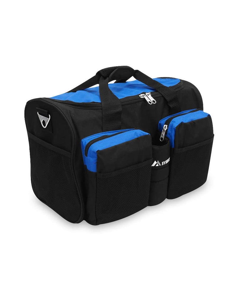 Everest Gym Bag with Wet Pocket, Royal Blue - Image 4