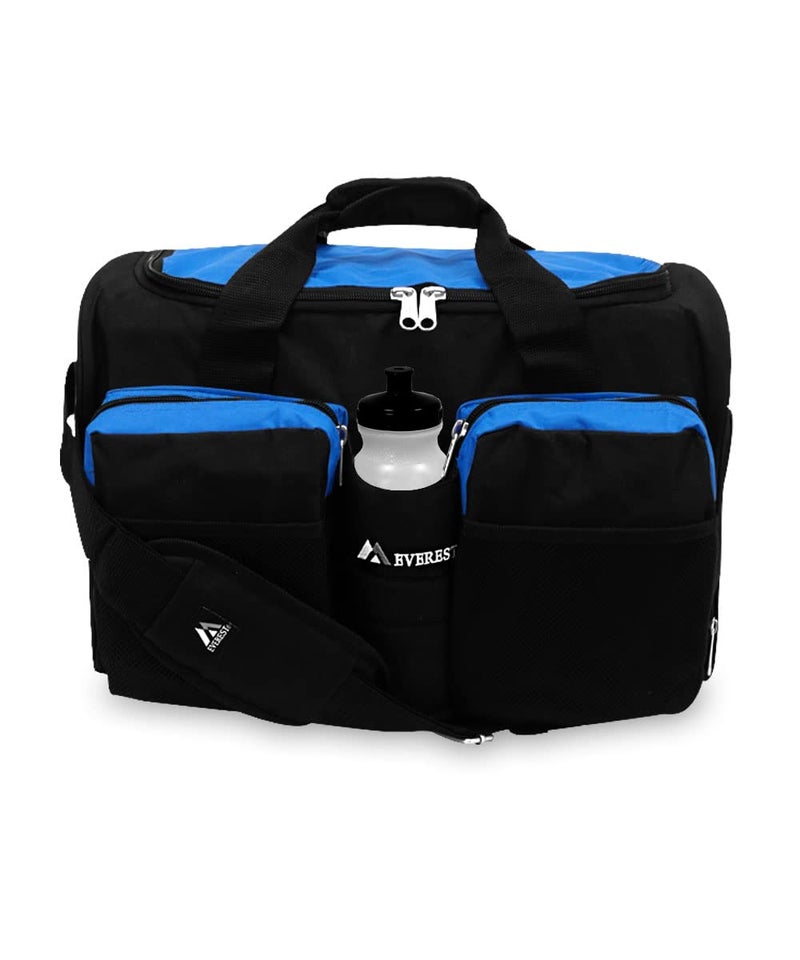 Everest Gym Bag with Wet Pocket, Royal Blue - Image 3