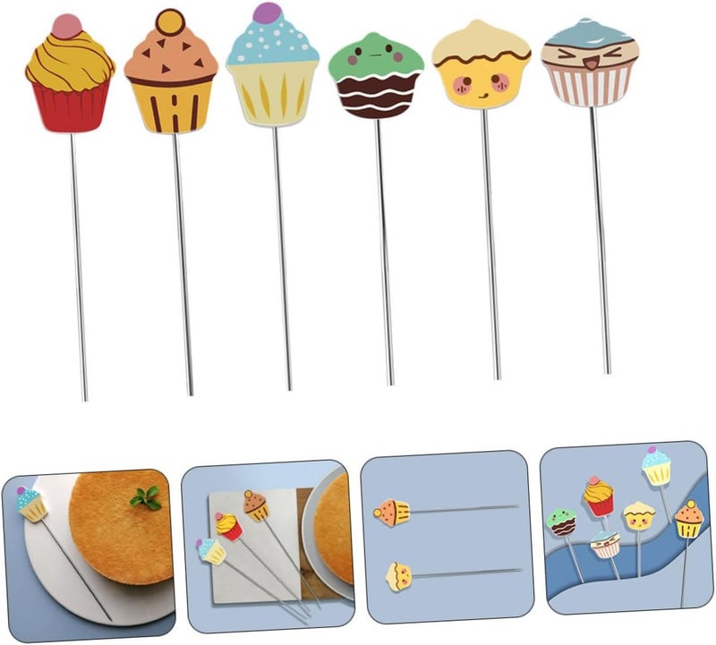 6pcs Stainless Steel Cake Tester Needles Baking Doneness Test Needle for Cake Cookies Bread DIY Baking Tools Kitchen Probe with Multiple for Precise Texture Detection - Image 4
