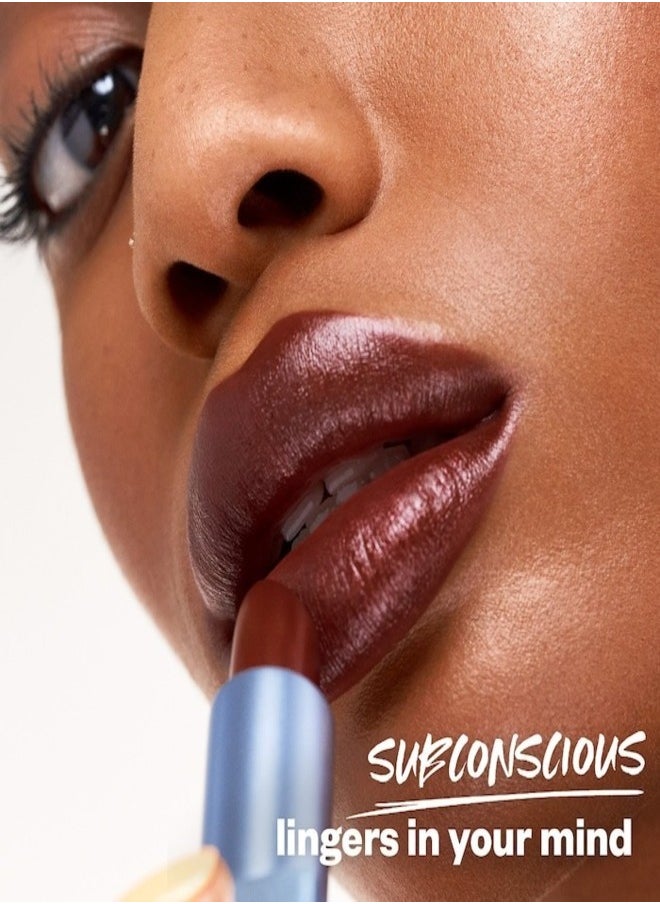 Kosas Kosas Weightless Satin Lip Color - Subconscious - Rich Warm Brown Moisturizing Lipstick, 4g  - Image 2