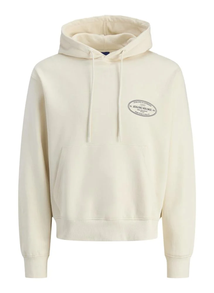جاك اند جونز Graphic Pullover Hoodie