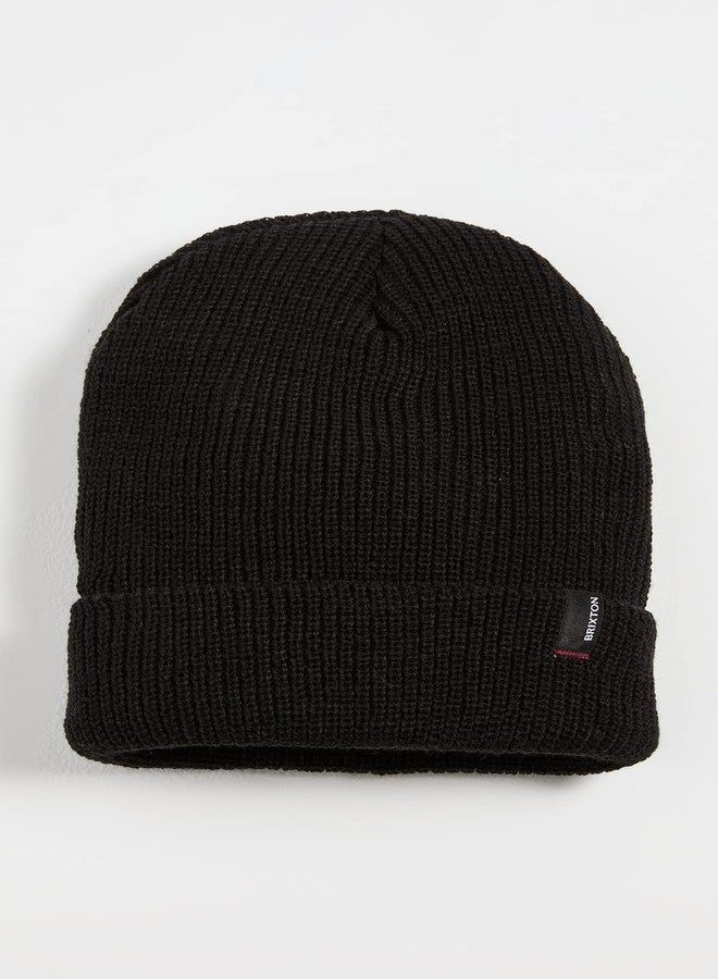 Brixton Unisex Heist Beanie Black – with Rib-Knit Construction - Image 2