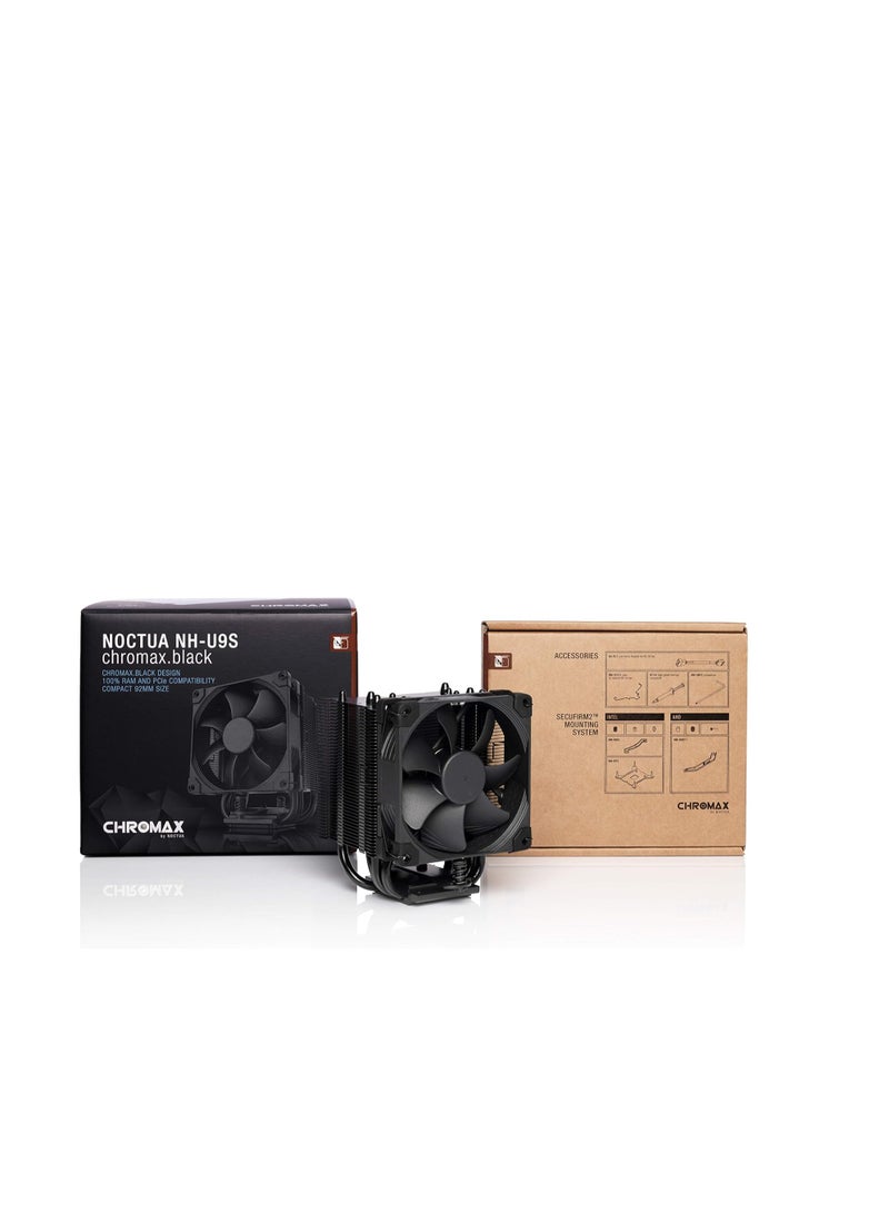 Noctua NH-U9S chromax.black, 92mm Single-Tower CPU Cooler (Black) - Image 4