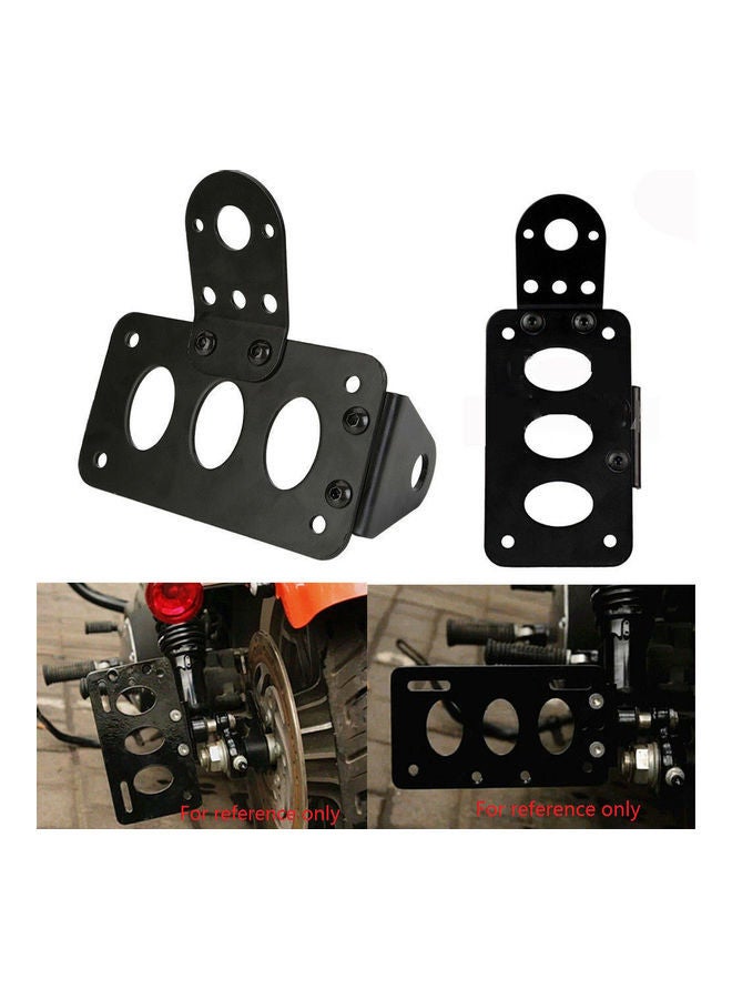 NIBEMINENT Strong Motorcycle License Plate Holder Bracket for Bobber Chopper  - Image 1