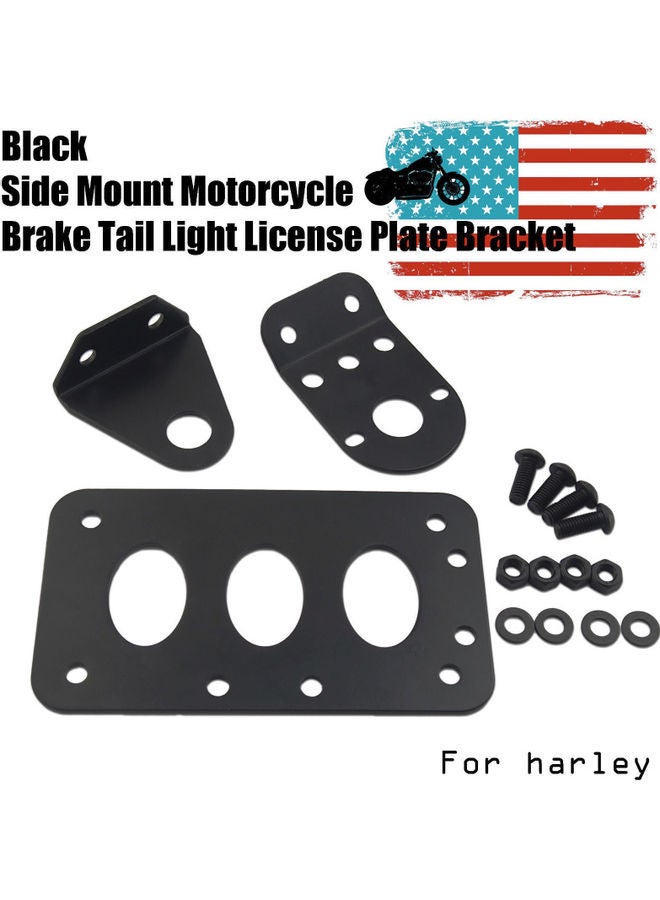 NIBEMINENT Strong Motorcycle License Plate Holder Bracket for Bobber Chopper  - Image 2
