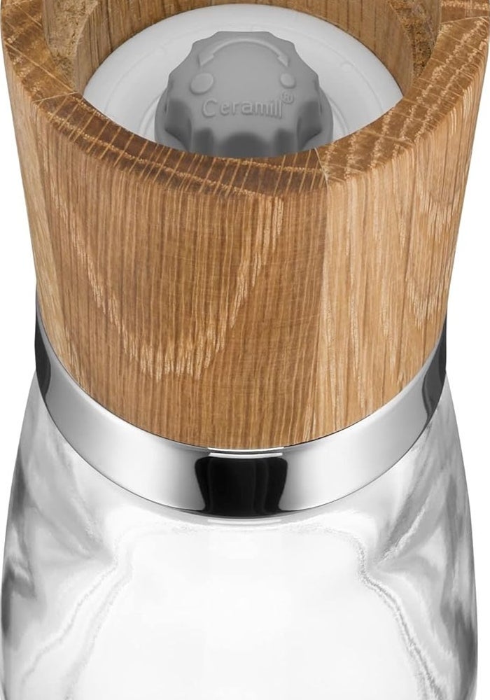 Salt and Pepper Mills Set of 2 with Wooden Tops - Image 3