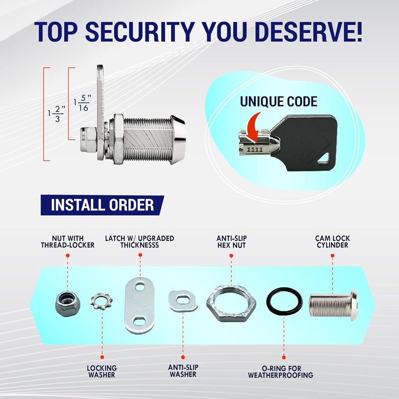 LATCH.IT 1-1/8” RV Storage Locks - Image 3