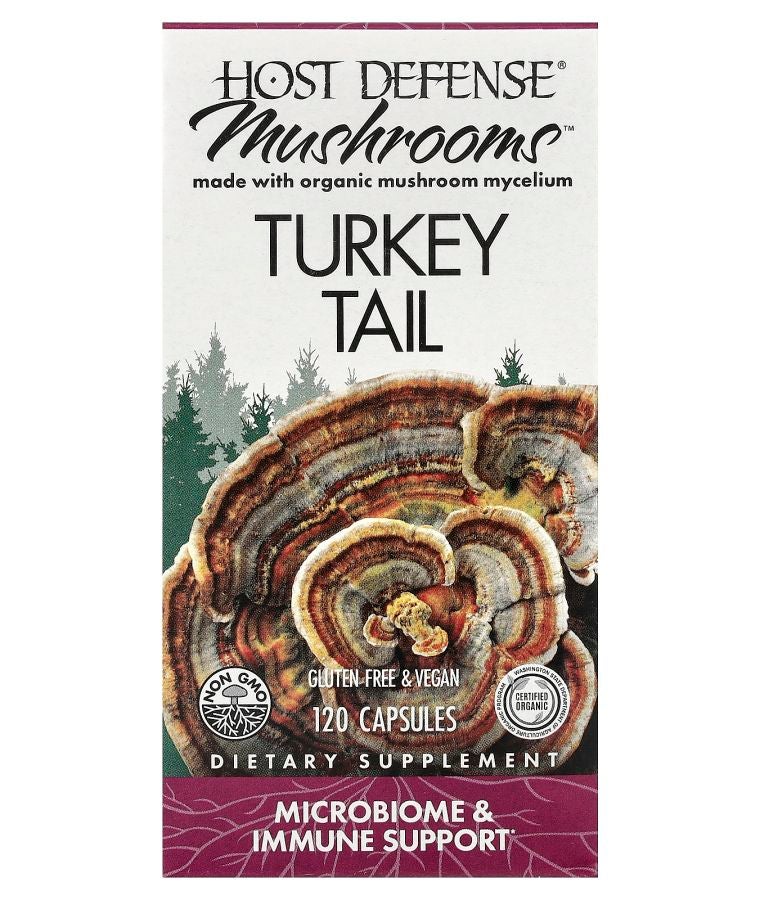 Mushrooms™ Turkey Tail 120 Capsules (0.5 g per Capsule)
