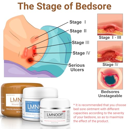 LMNOOP كريم LMNOOP لعلاج قرح الضغط، كريم حماية من العدوى لمدة 24 ساعة لقرح الفراش، الجروح السكرية، القدم الوريدية، قرح الساق، الجروح، الخدوش، والحروق (1.76 أونصة) - Image 3
